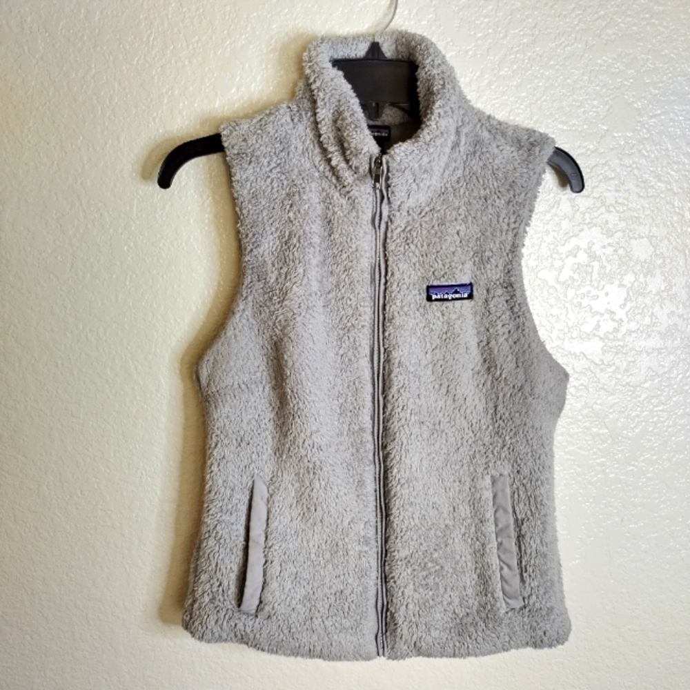 Patagonia los Gatos fleece full zip vest women's Sz S